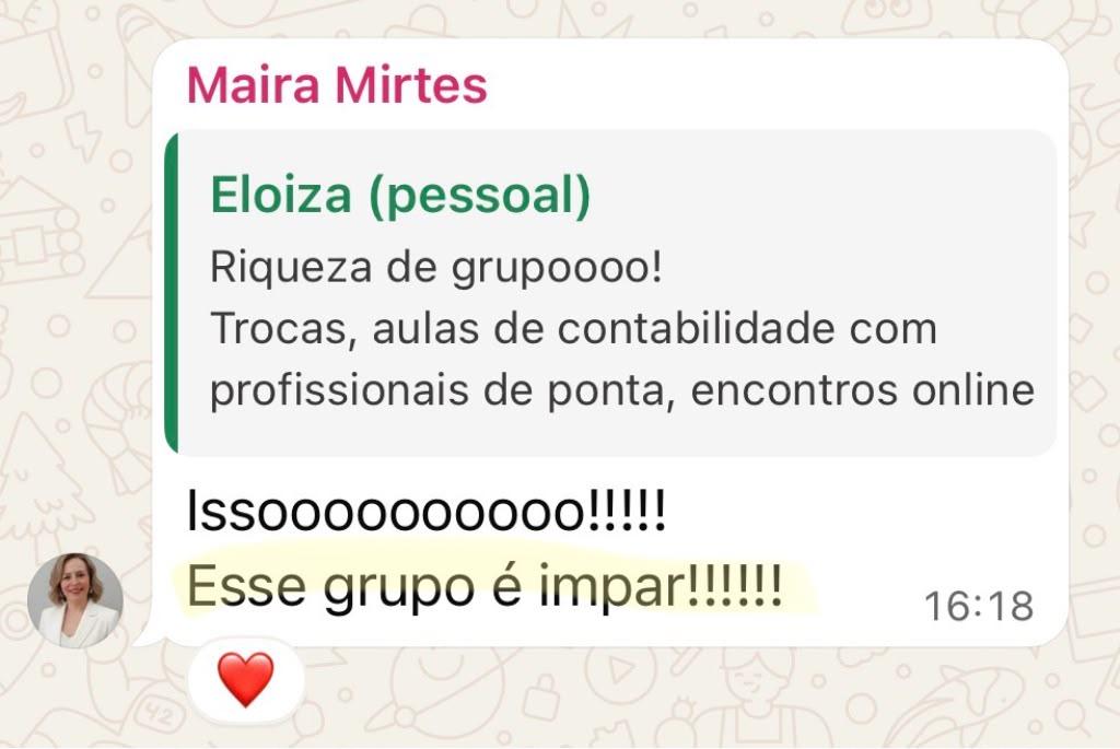 Depoimento de participante da Comu